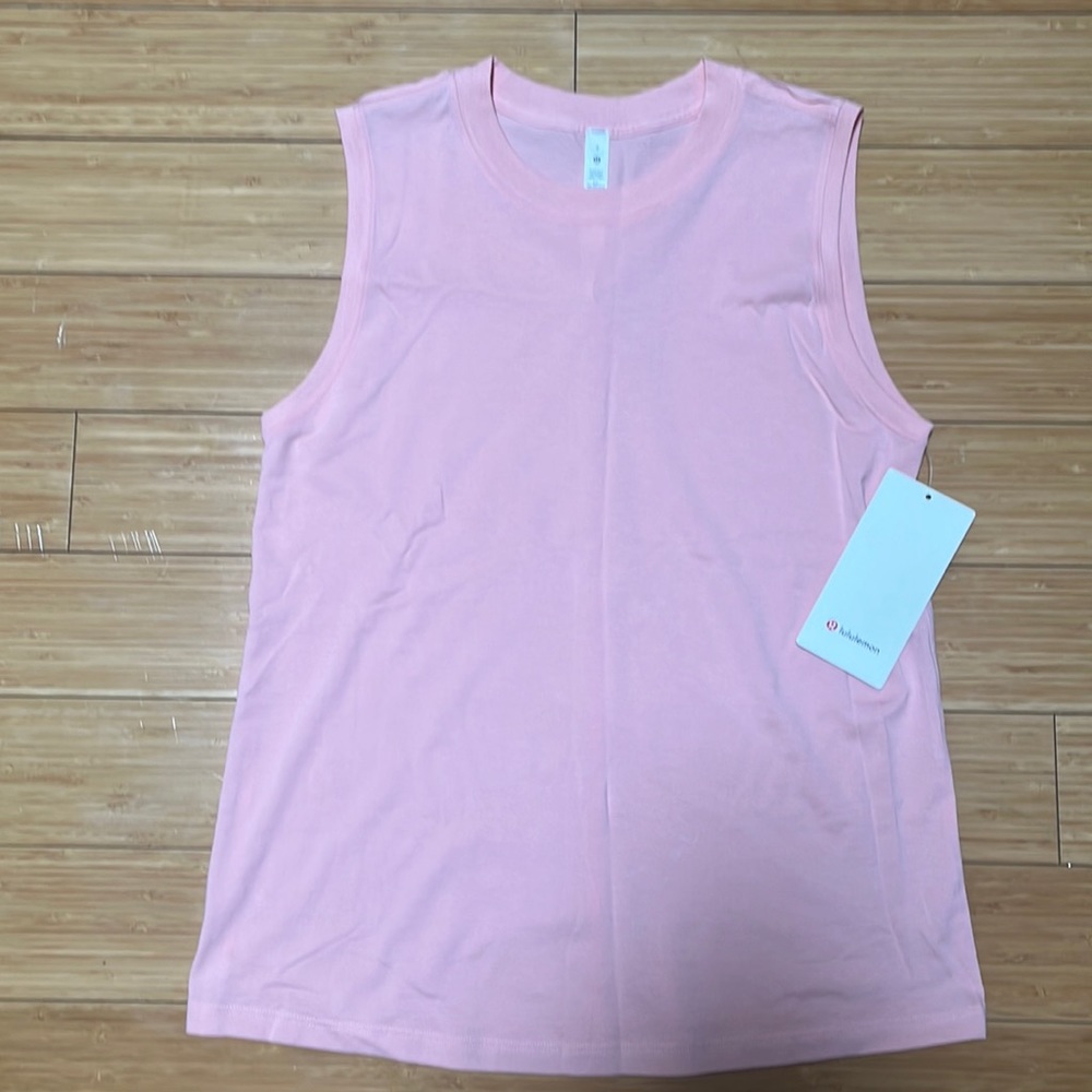 Lululemon brand new light pink all yours tank